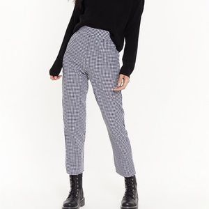 Nasty Gal Gingham Pants